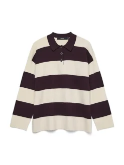 VMSABA POLONECK LS PULLOVER winetasting