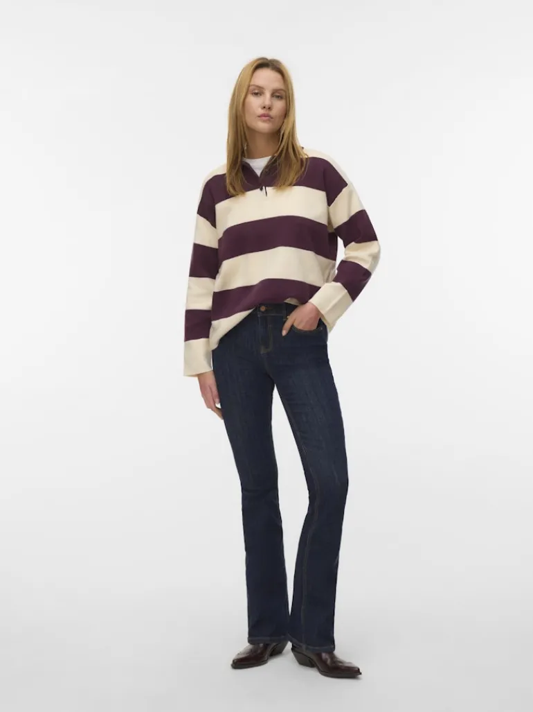 VMSABA POLONECK LS PULLOVER winetasting