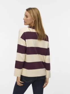VMSABA POLONECK LS PULLOVER winetasting