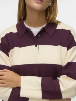 VMSABA POLONECK LS PULLOVER winetasting