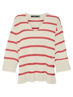 VMSABA 3/4 V-NCK STRIPE PULL GA NOOS hellgrau2