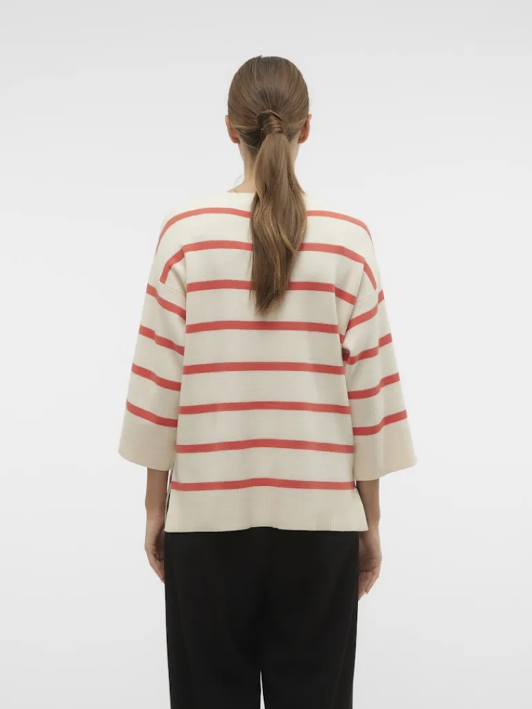 VMSABA 3/4 V-NCK STRIPE PULL GA NOOS hellgrau2
