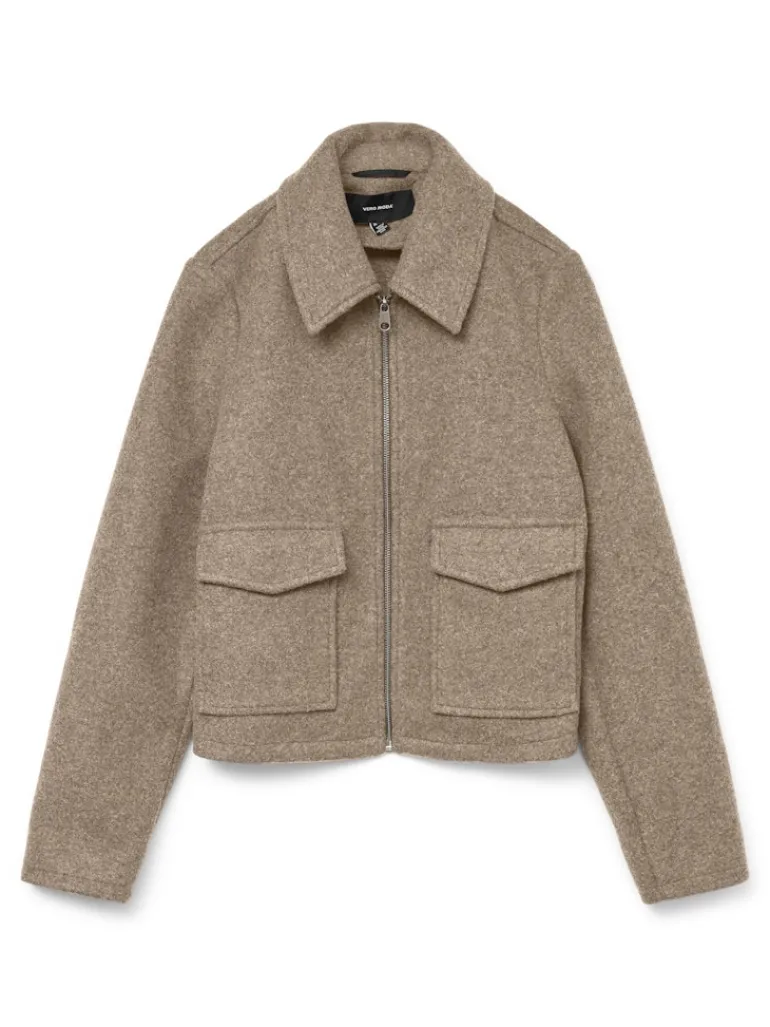 VMSAFIR SHORT JACKET GA NOOS silver mink
