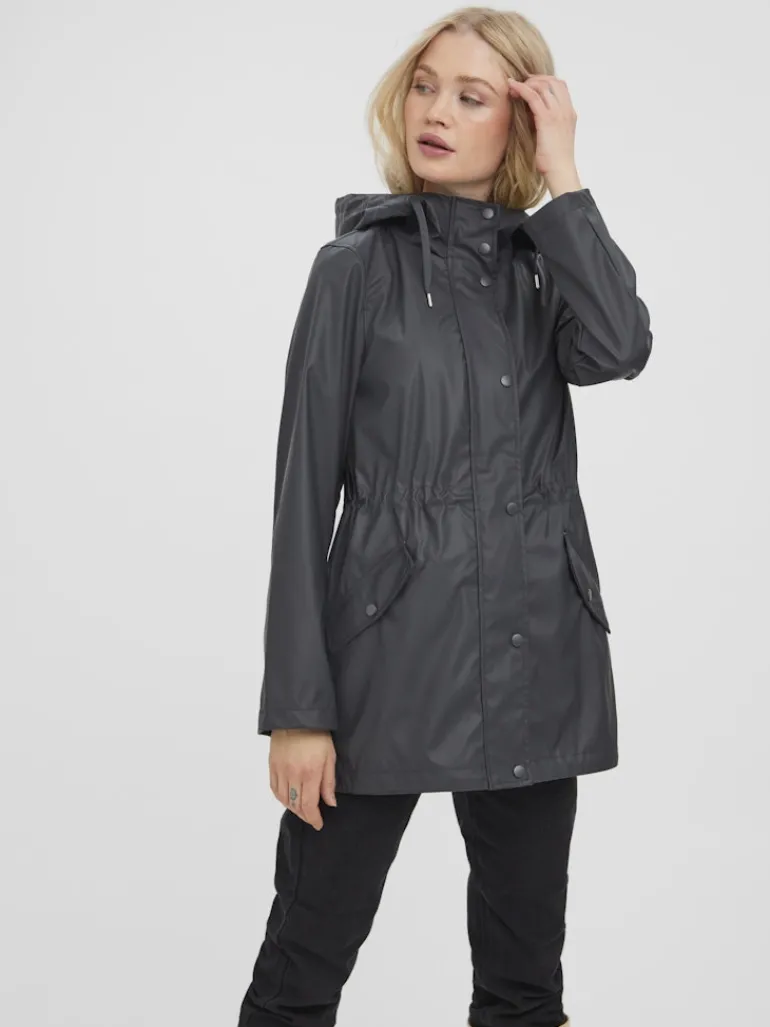 VMSHADYSOFINE COATED JACKET NOOS asphalt