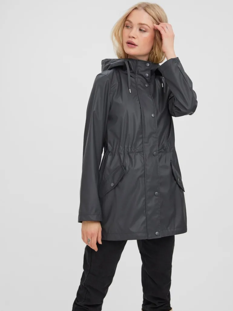 VMSHADYSOFINE COATED JACKET NOOS asphalt