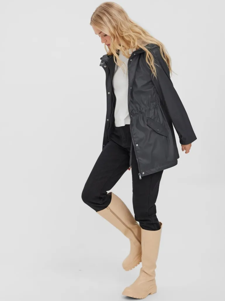 VMSHADYSOFINE COATED JACKET NOOS asphalt