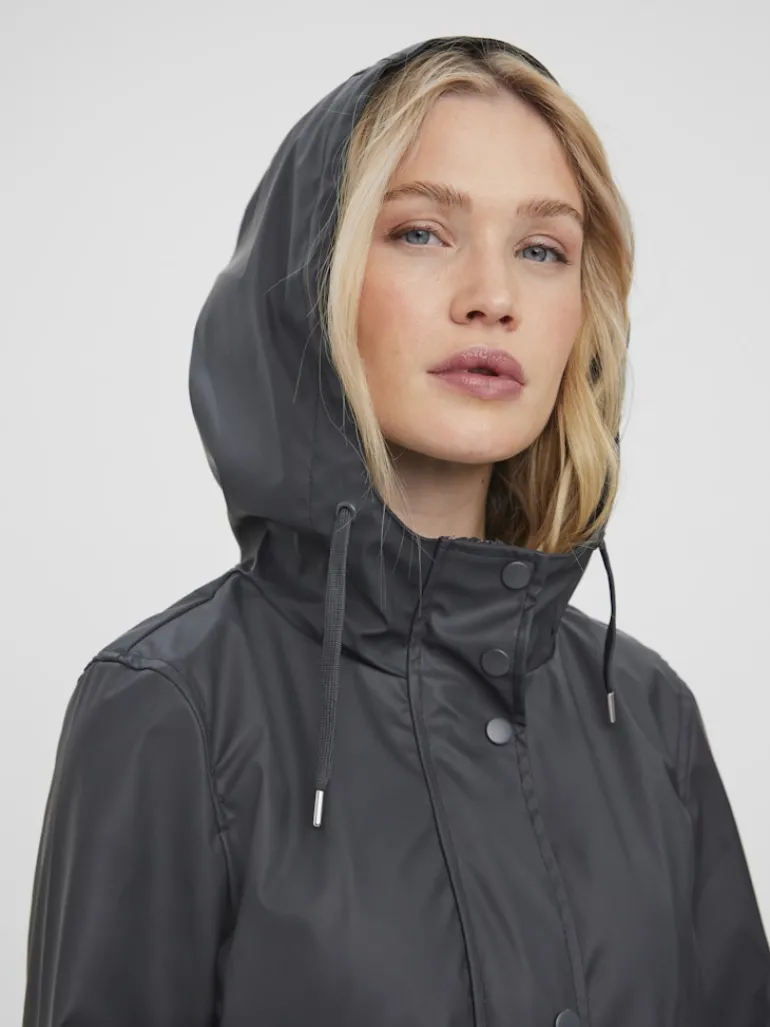 VMSHADYSOFINE COATED JACKET NOOS asphalt
