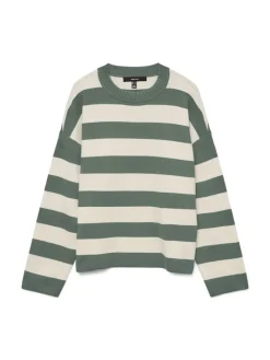 VMSILJE LS O-NECK BOXY PULLOVER NOOS laurel wreath