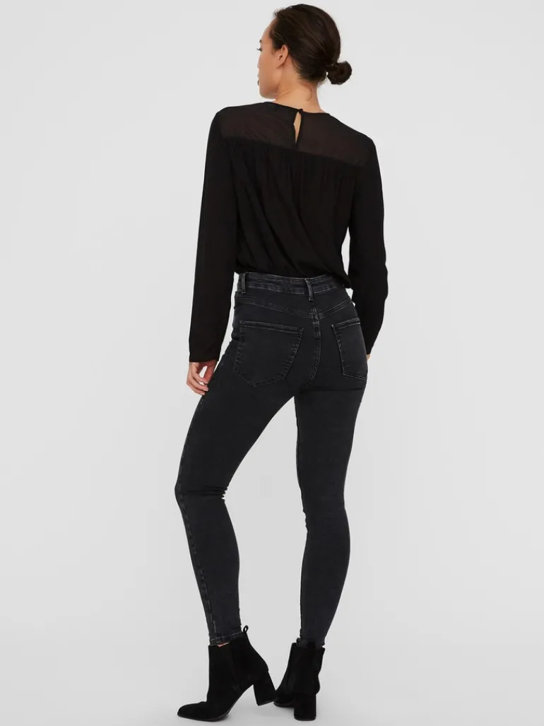 VMSOPHIA HR SKINNY JEANS BA210 VMA NOOS dark grey denim