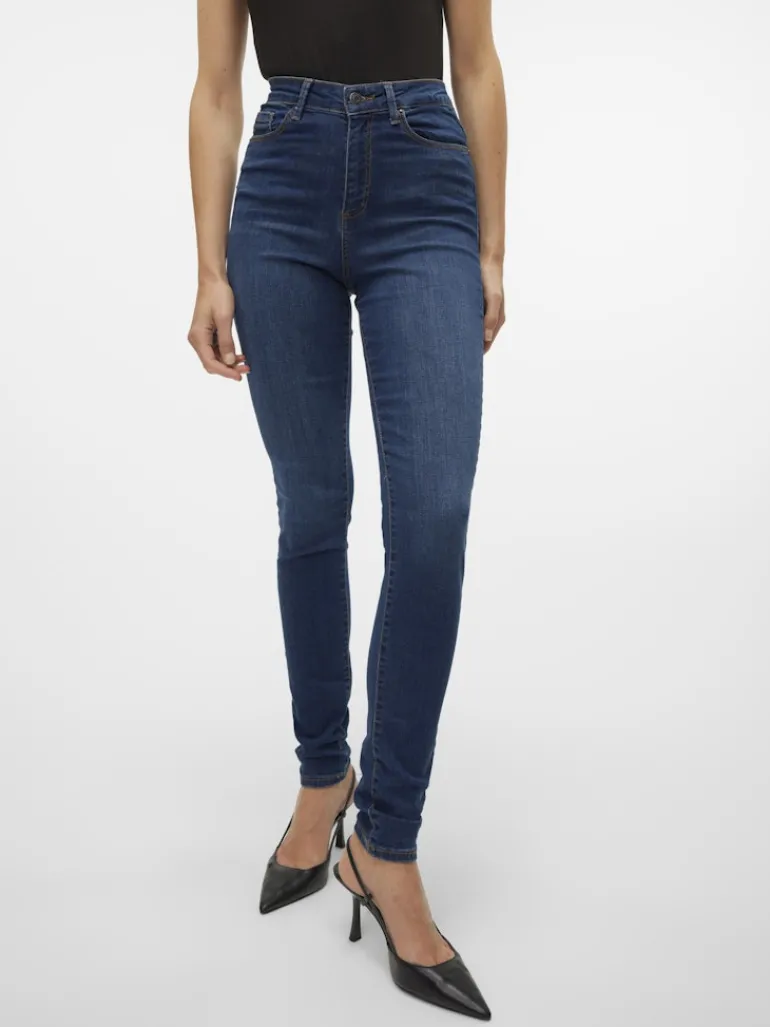 VMSOPHIA HW SKINNY JEANS MD BL NOOS medium blue denim