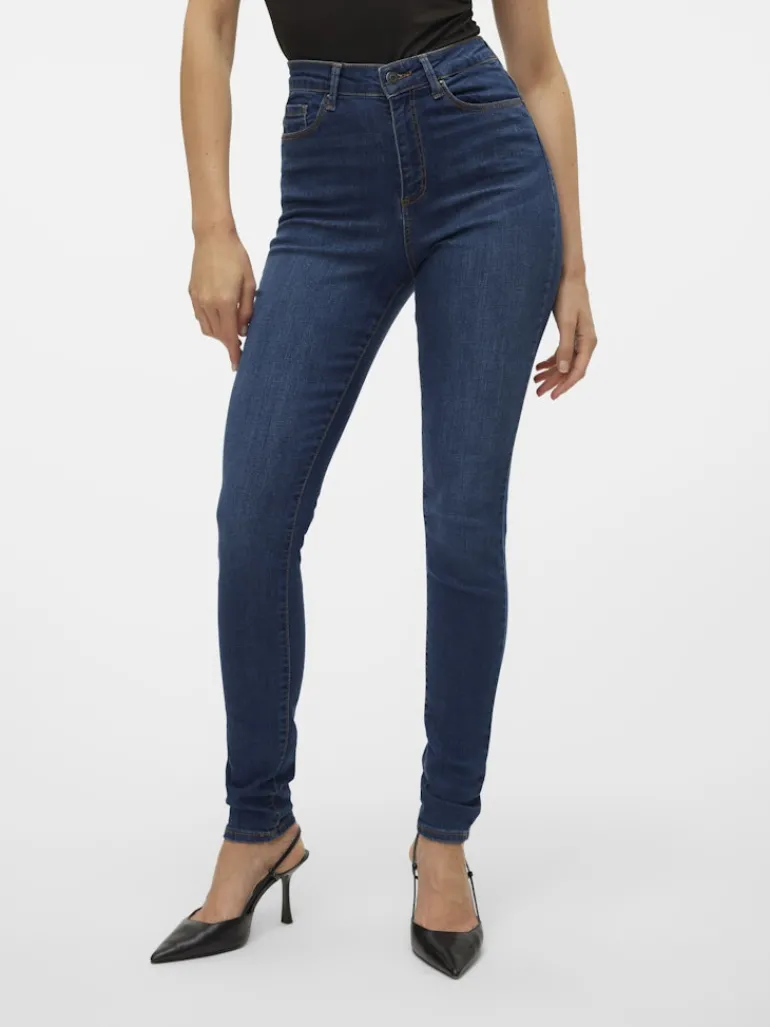 VMSOPHIA HW SKINNY JEANS MD BL NOOS medium blue denim