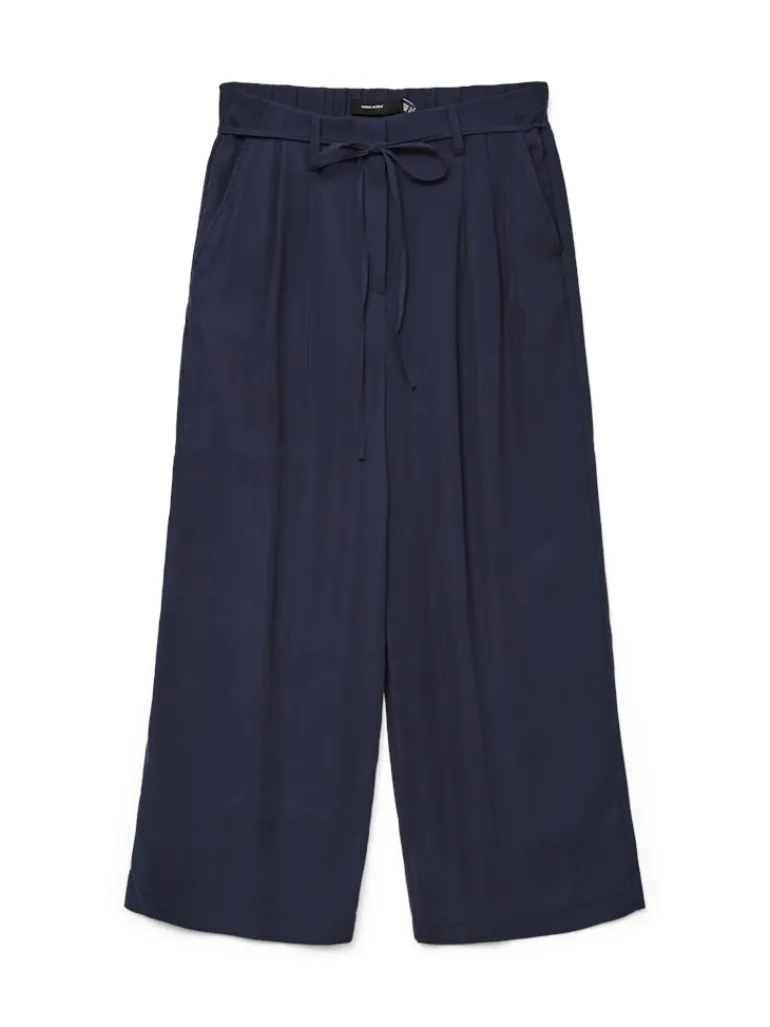 VMTANYA HW 7/8 WIDE PANTS BOO navy blazer
