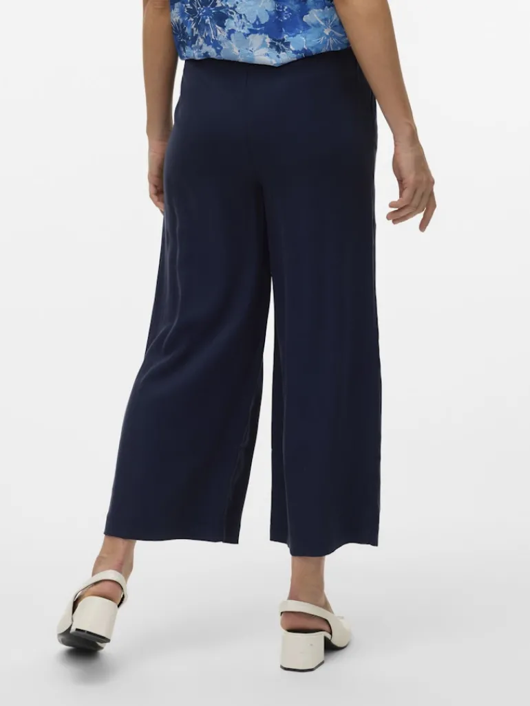 VMTANYA HW 7/8 WIDE PANTS BOO navy blazer