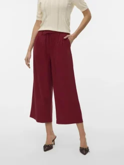 VMTANYA HW 7/8 WIDE PANTS BOO syrah
