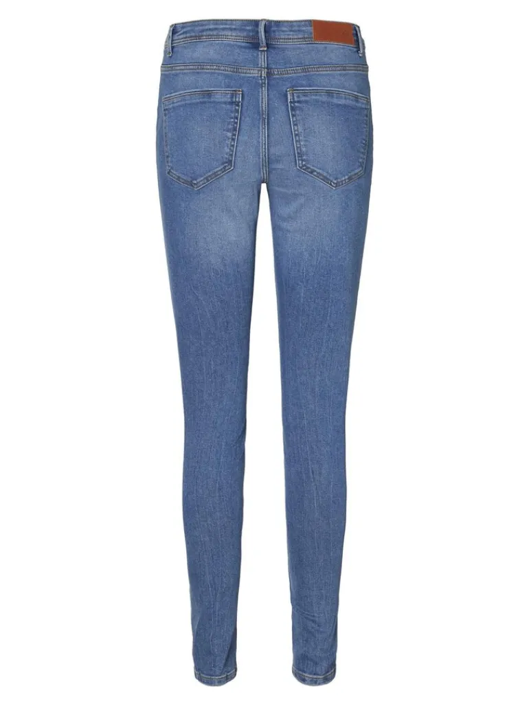 VMTANYA MR S PIPING JEANS VI349 GA NOOS medium blue denim