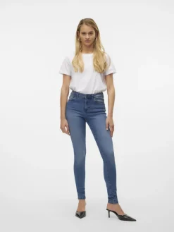 VMTANYA MR S PIPING JEANS VI349 GA NOOS medium blue denim