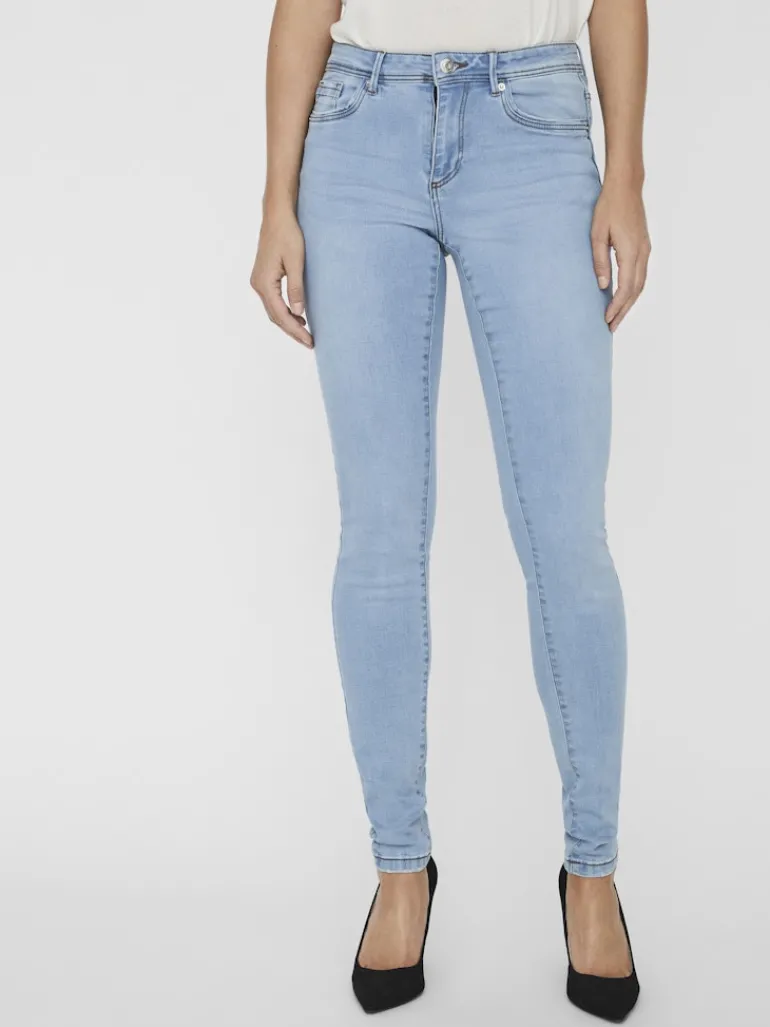 VMTANYA MR S PIPING JEANS VI352 GA NOOS light blue denim