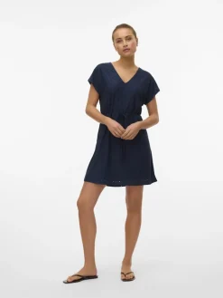 VMTASSA SS SHORT DRESS JRS NOOS navy blazer