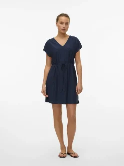 VMTASSA SS SHORT DRESS JRS NOOS navy blazer