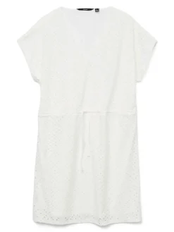 VMTASSA SS SHORT DRESS JRS NOOS snow white