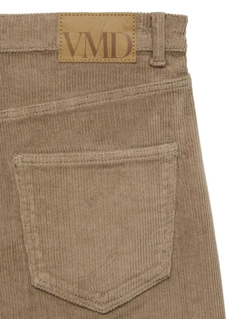 VMTESSA HR WIDE CORDUROY PANTS GA NOOS silver mink