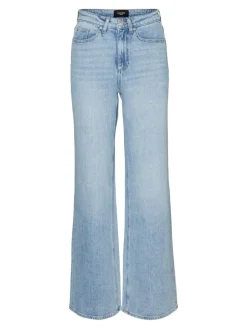 VMTESSA HR WIDE JEANS RA339 GA NOOS light blue denim