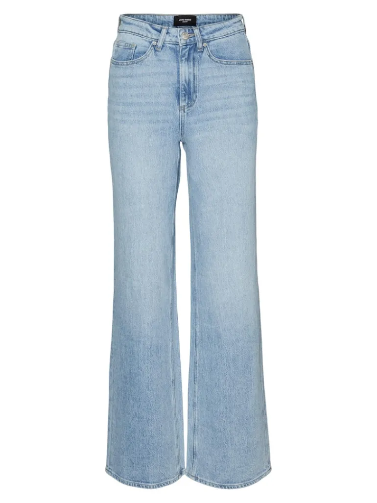 VMTESSA HR WIDE JEANS RA339 GA NOOS light blue denim