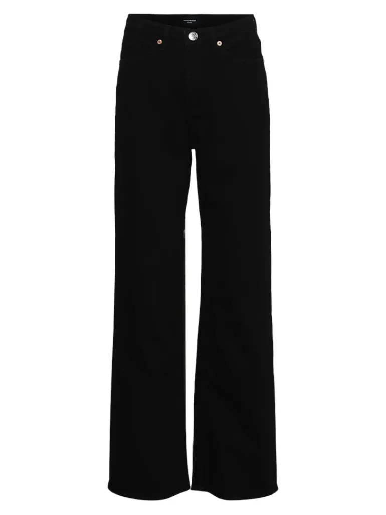 VMTESSA HR WIDE JEANS RA118 GA NOOS black