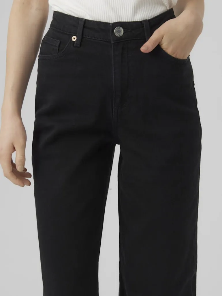 VMTESSA HR WIDE JEANS RA118 GA NOOS black