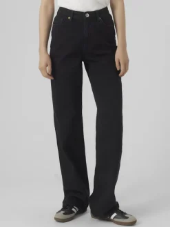 VMTESSA HR WIDE JEANS RA118 GA NOOS black