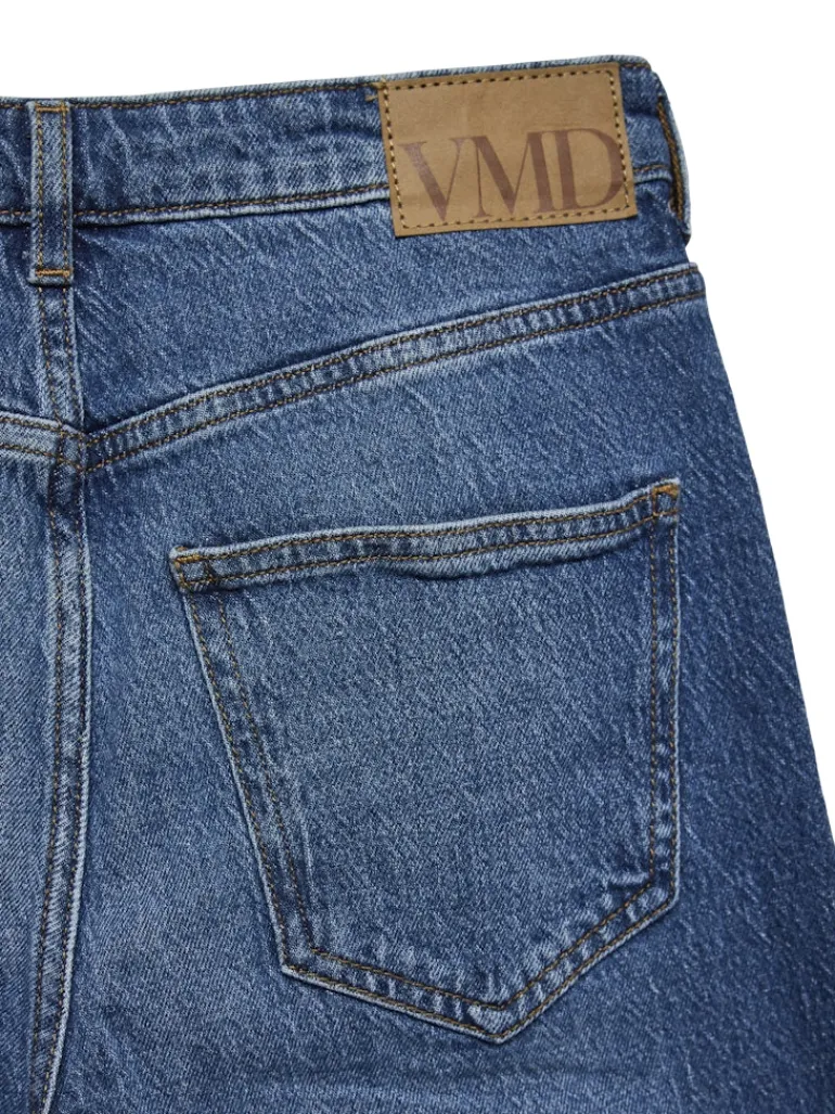 VMTESSA HR WIDE JEANS RA380 GA NOOS medium blue denim
