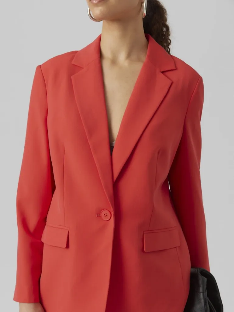 VMTROIANTHEA LS LOOSE BLAZER NOOS bittersweet