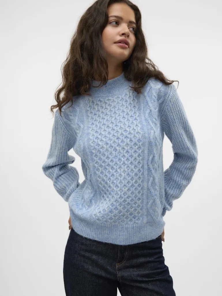 VMUNIVERSE LS HIGHNECK PULLOVER GA BF allure