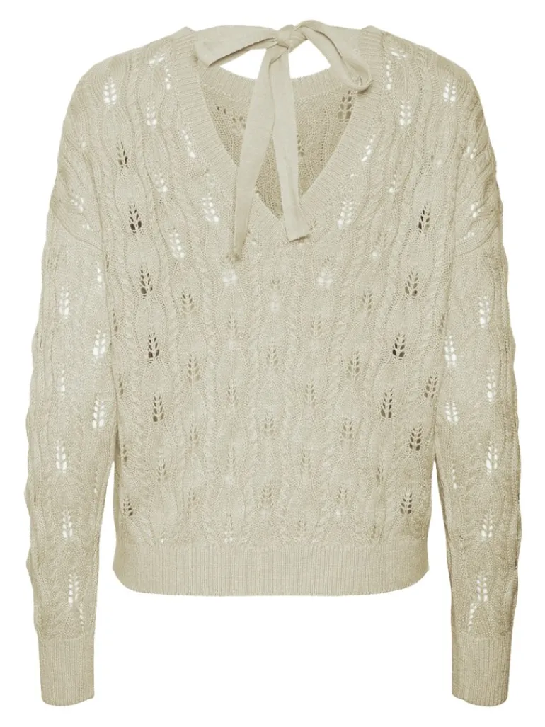 VMVERENA LS O-NK BACKDETAIL PULLOVER BOO birch