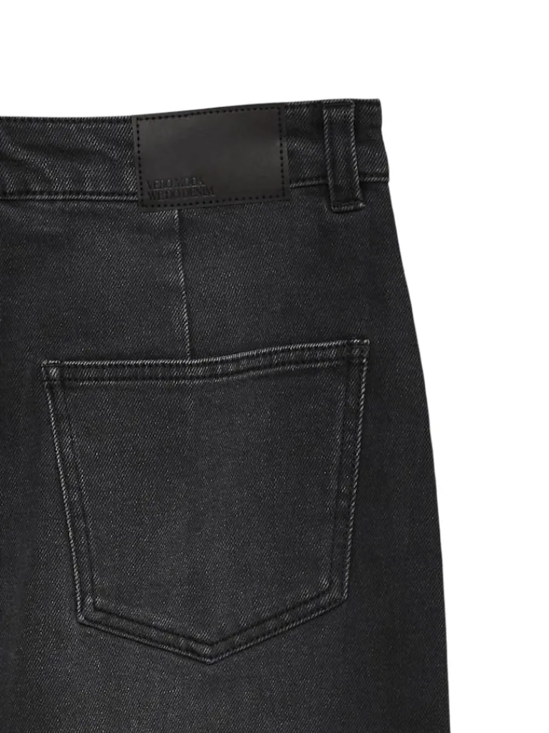 VMVERI HR CALF DENIM SKIRT GA MIX NOOS black