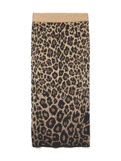 VMWHITNEY LONG KNIT SKIRT EXP oatmeal
