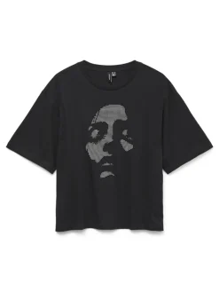VMYIVE THILDE S/S T-SHIRT JRS FAW EXP black