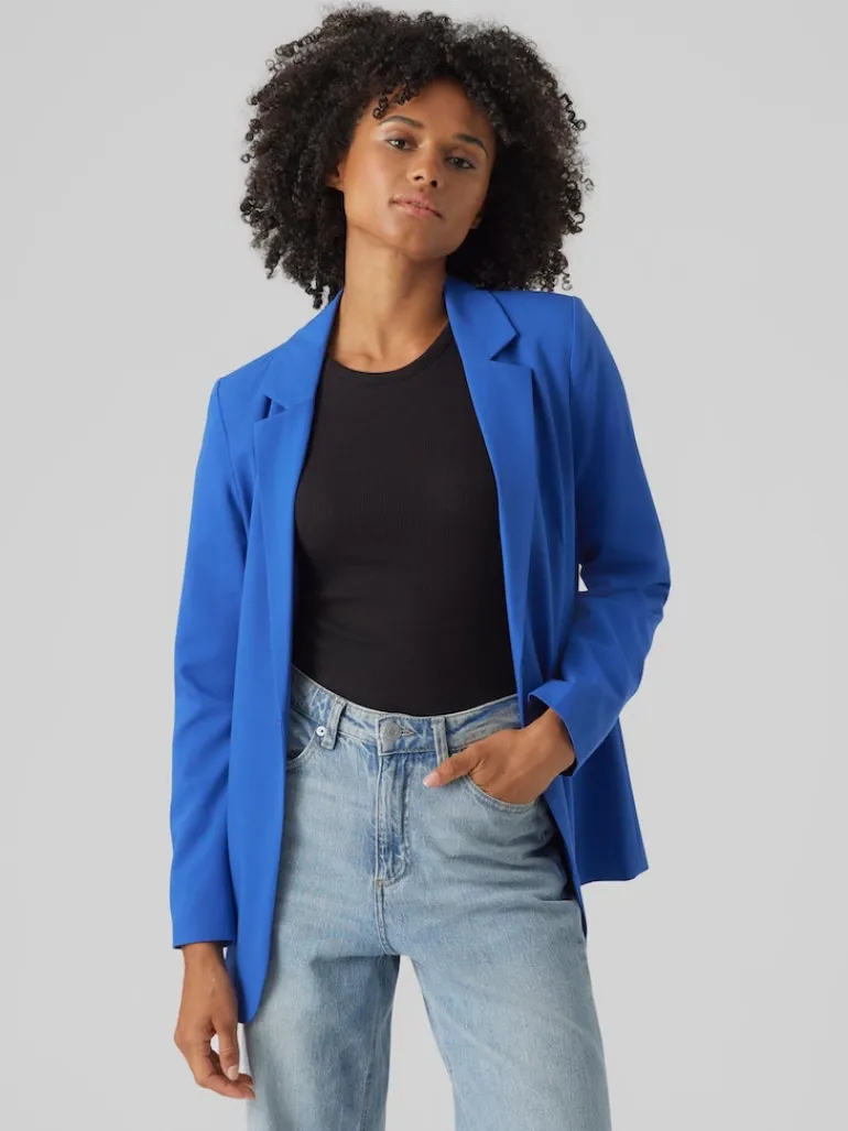 VMZELDA LS LOOSE BLAZER BOO beaucoup blue