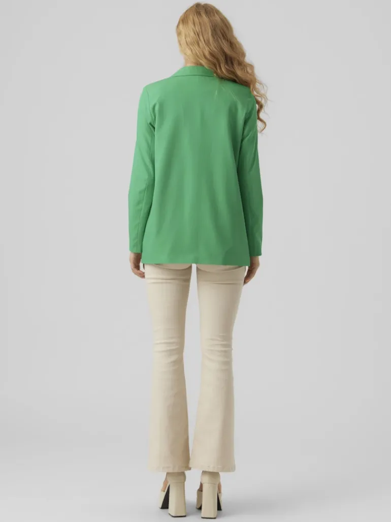 VMZELDA LS LOOSE BLAZER BOO bright green