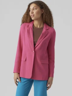 VMZELDA LS LOOSE BLAZER BOO pink yarrow