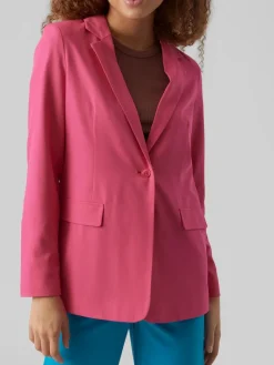 VMZELDA LS LOOSE BLAZER BOO pink yarrow