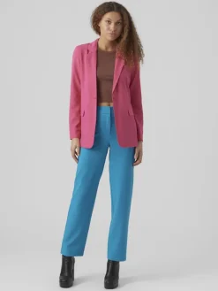 VMZELDA LS LOOSE BLAZER BOO pink yarrow
