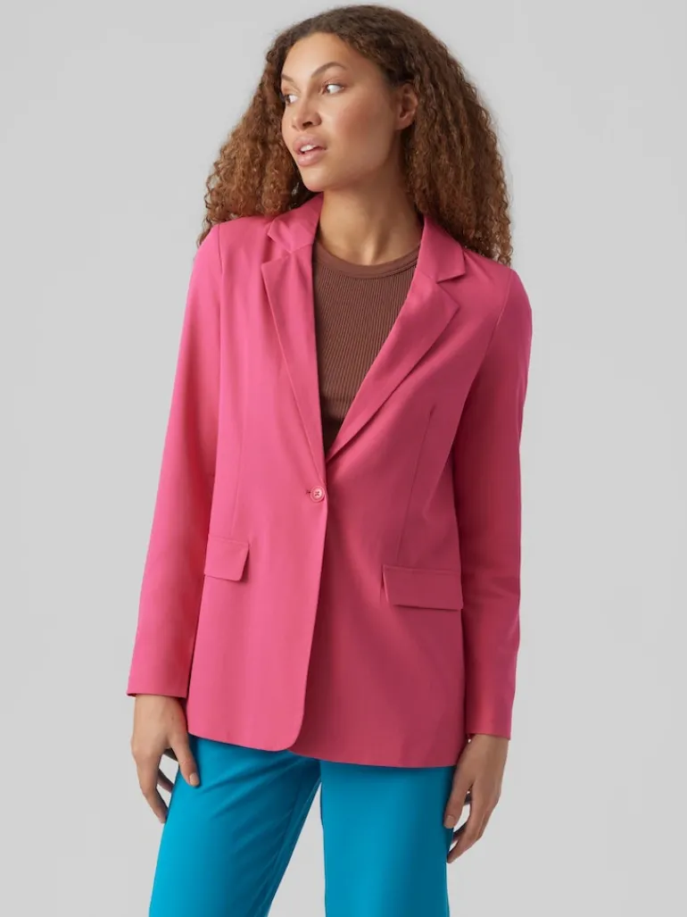 VMZELDA LS LOOSE BLAZER BOO pink yarrow