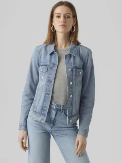VMZORICA LS DENIM JACKET MIX GA NOOS light blue denim