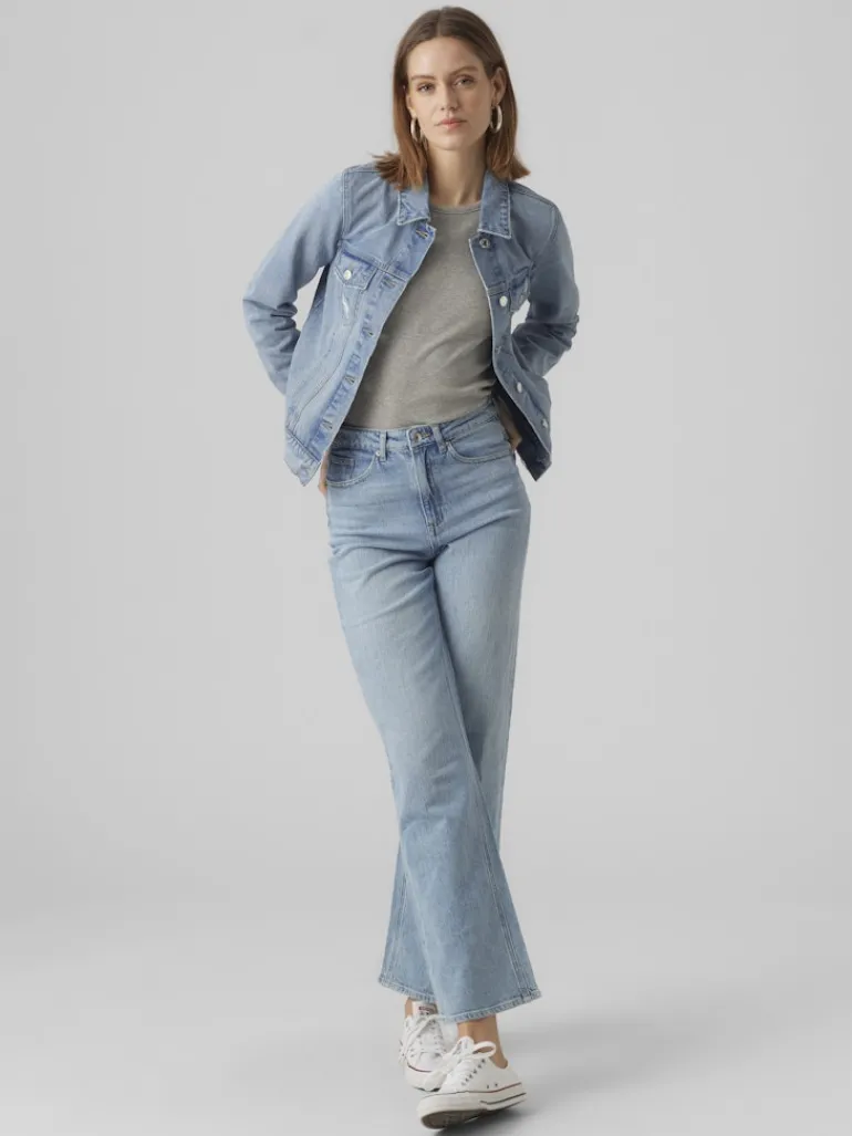 VMZORICA LS DENIM JACKET MIX GA NOOS light blue denim