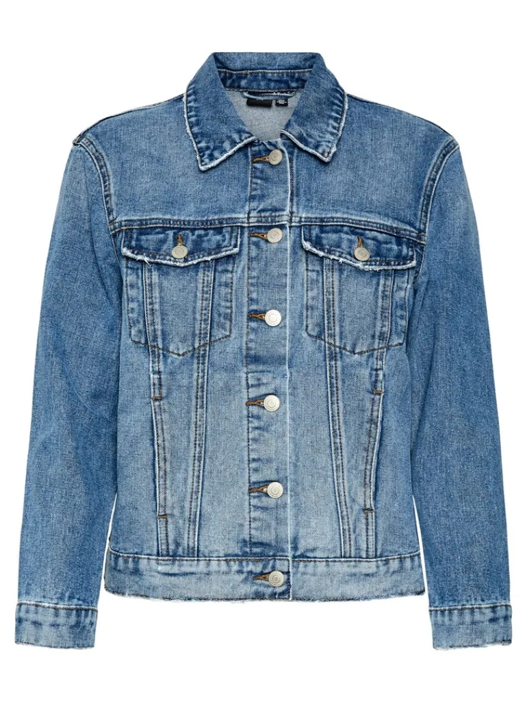 VMZORICA LS DENIM JACKET MIX GA NOOS medium blue denim
