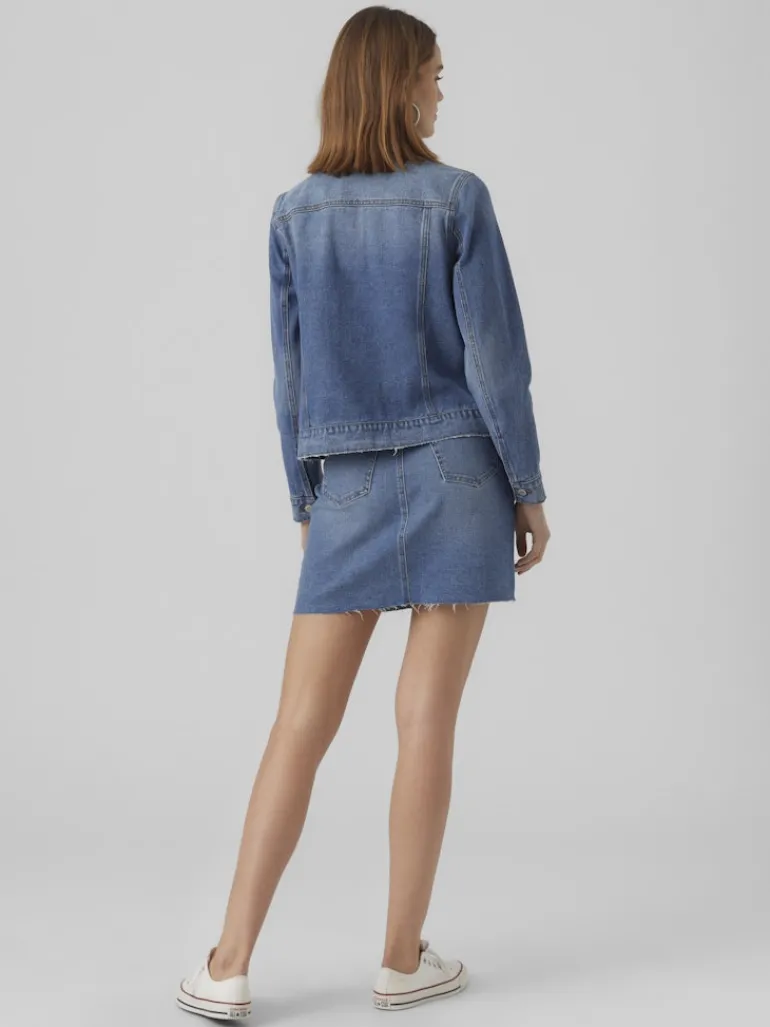 VMZORICA LS DENIM JACKET MIX GA NOOS medium blue denim