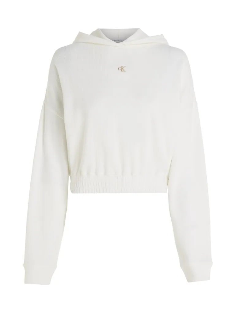 WAFFLE HOODIE greige