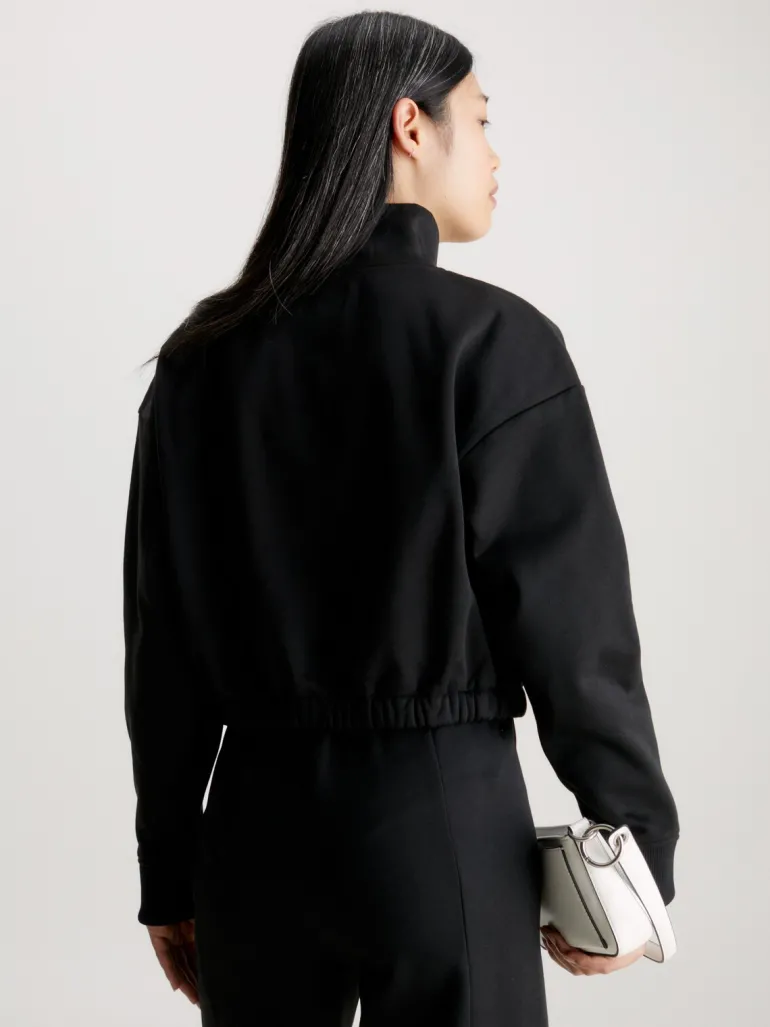WAIST DRAWCORD ROLLNECK black