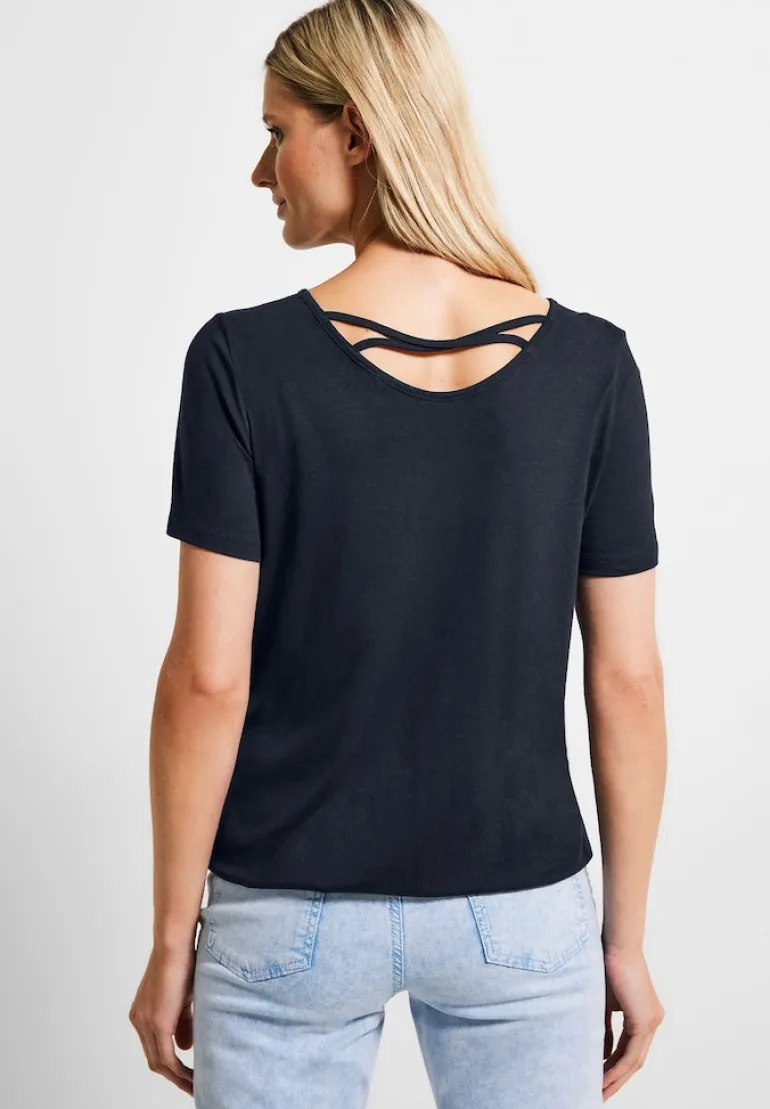 Wave Fotoprint Shirt deep blue
